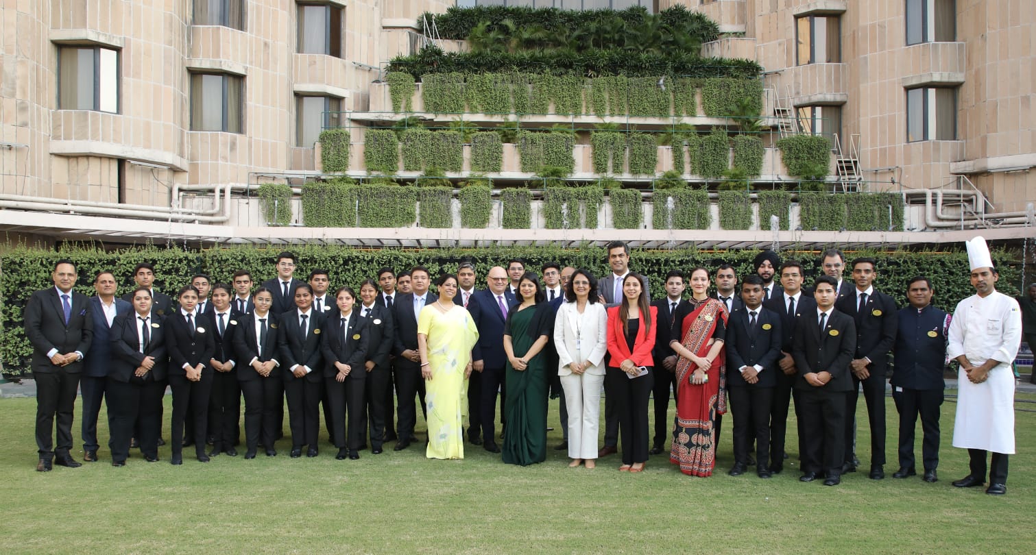 Interaction with VET by EHL students at ITC Maurya Hotel, New Delhi.