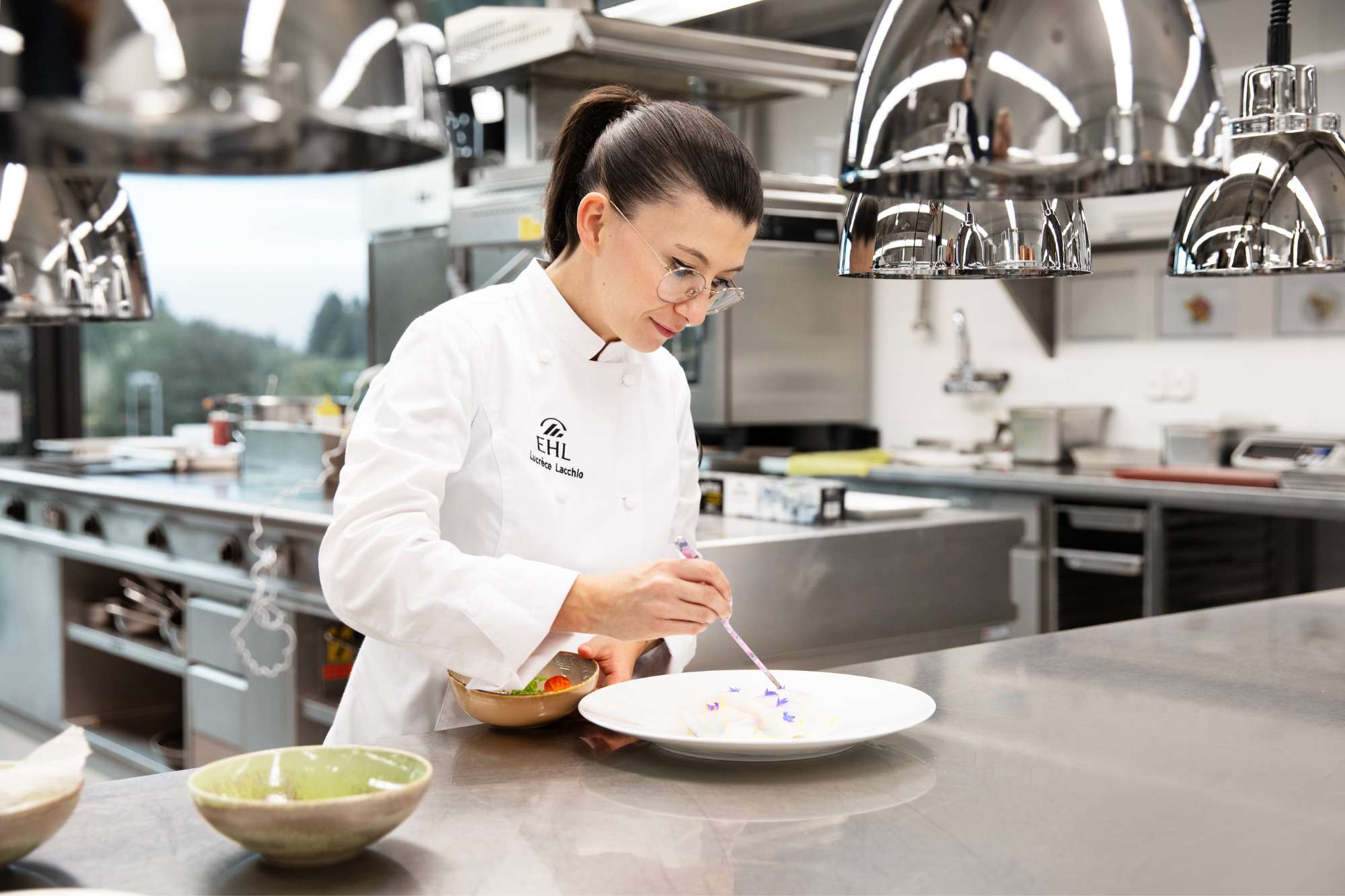 Lucrèce Lacchio en cuisine